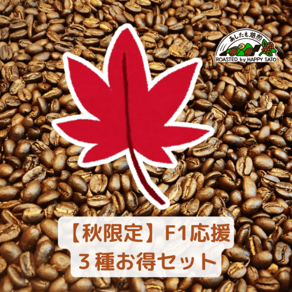 【秋限定】F1応援お得3種セット（100ｇ×３袋）